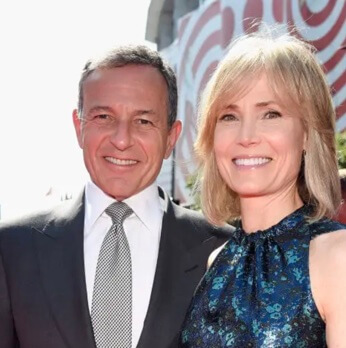 Bob Iger with his wife, Willow Bay.